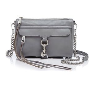 REBECCA MINKOFF | Gray Leather Crossbody Bag